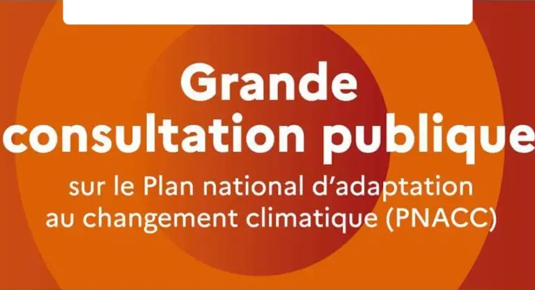 Consultation publique sur adaptation climatique en France